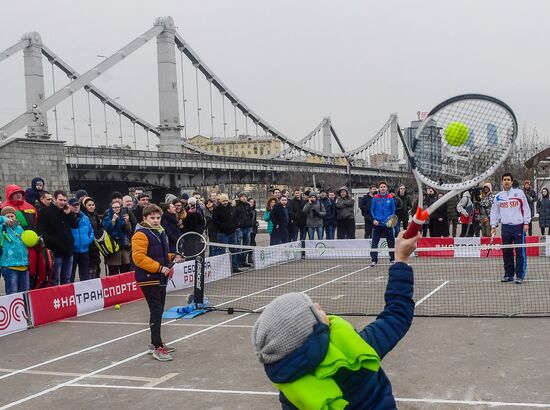 Russian men's team. Exhibition match