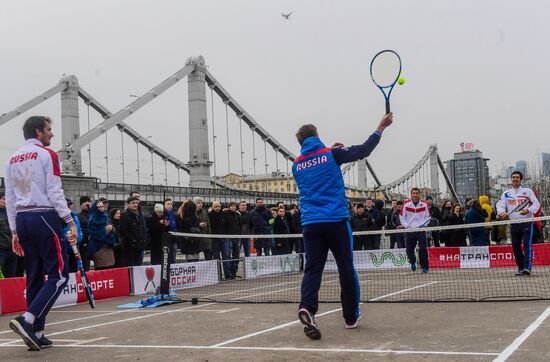 Russian men's team. Exhibition match