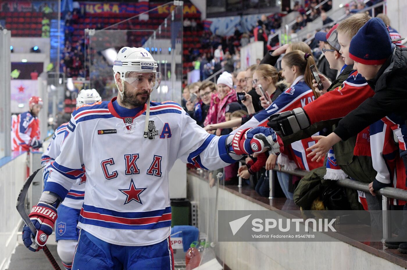 Ice hockey. KHL. CSKA vs. SKA