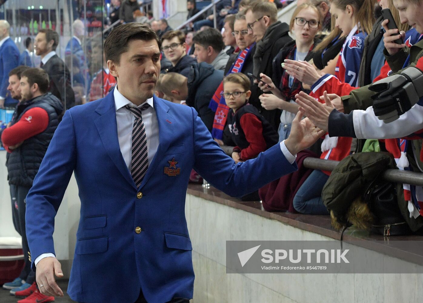 Ice hockey. KHL. CSKA vs. SKA