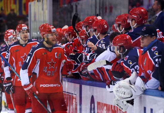 Ice hockey. KHL. CSKA vs. SKA