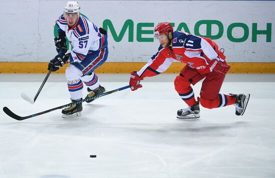 Ice hockey. KHL. CSKA vs. SKA