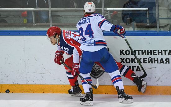 Ice hockey. KHL. CSKA vs. SKA