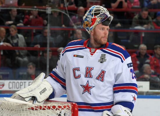 Ice hockey. KHL. CSKA vs. SKA