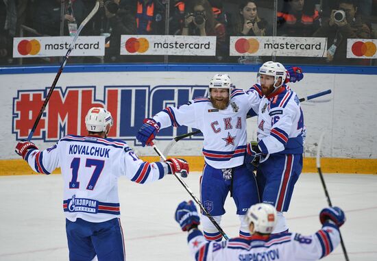 Ice hockey. KHL. CSKA vs. SKA