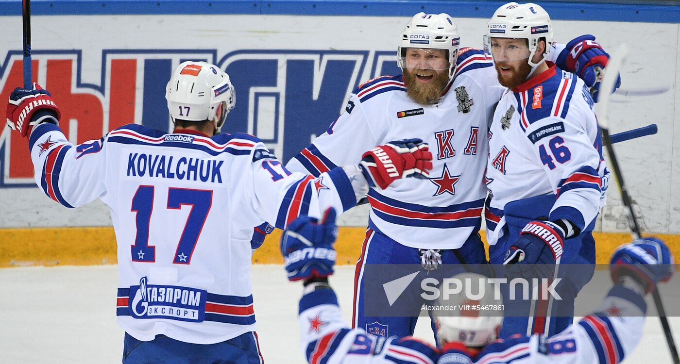 Ice hockey. KHL. CSKA vs. SKA
