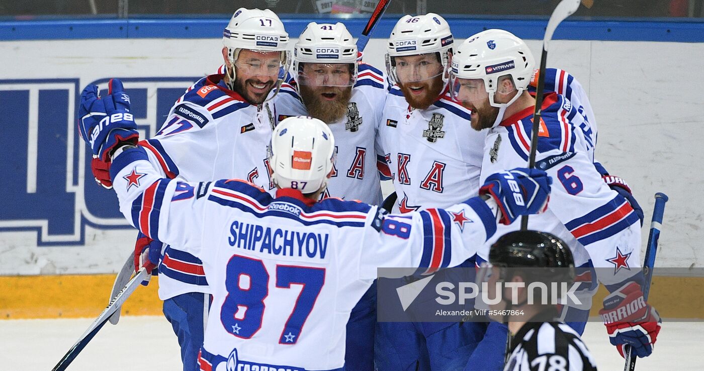 Ice hockey. KHL. CSKA vs. SKA