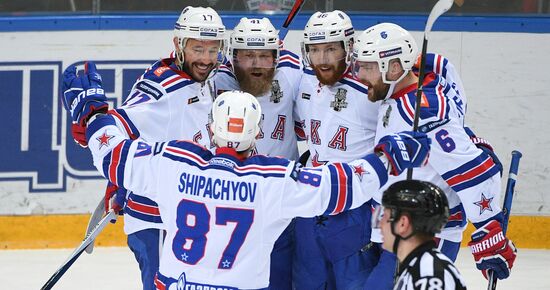 Ice hockey. KHL. CSKA vs. SKA