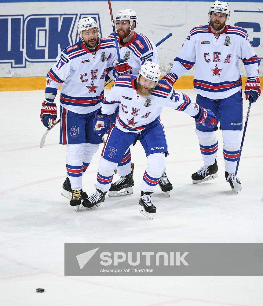 Ice hockey. KHL. CSKA vs. SKA