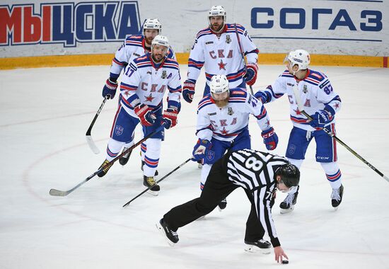 Ice hockey. KHL. CSKA vs. SKA