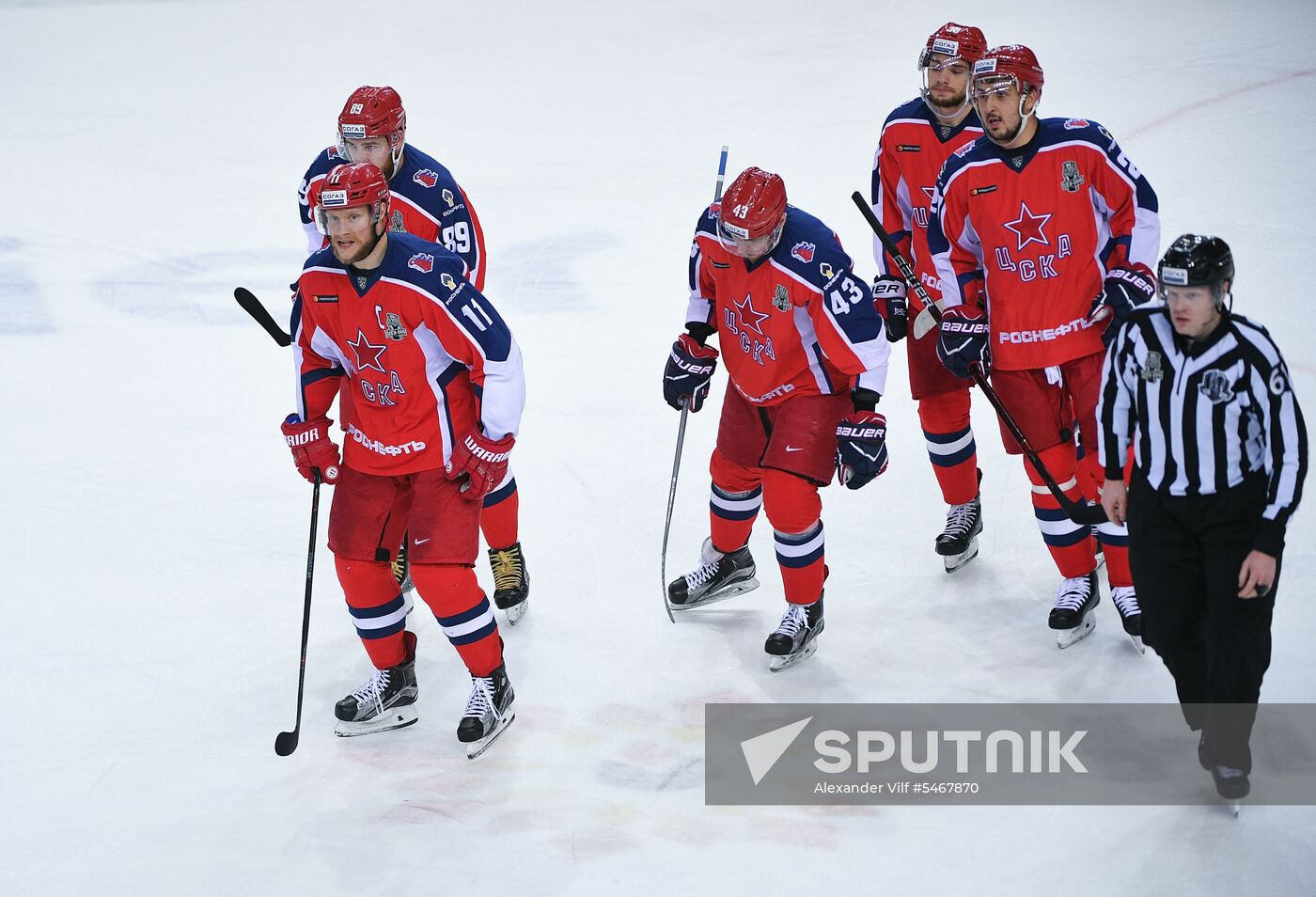 Ice hockey. KHL. CSKA vs. SKA