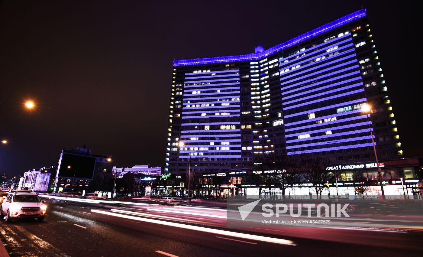 Light it Up Blue in Russia