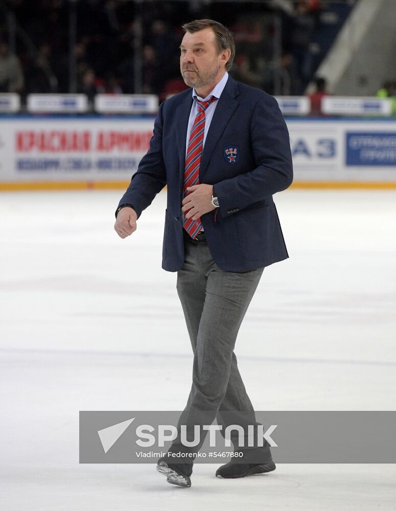 Ice hockey. KHL. CSKA vs. SKA