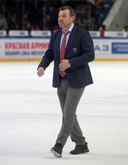 Ice hockey. KHL. CSKA vs. SKA
