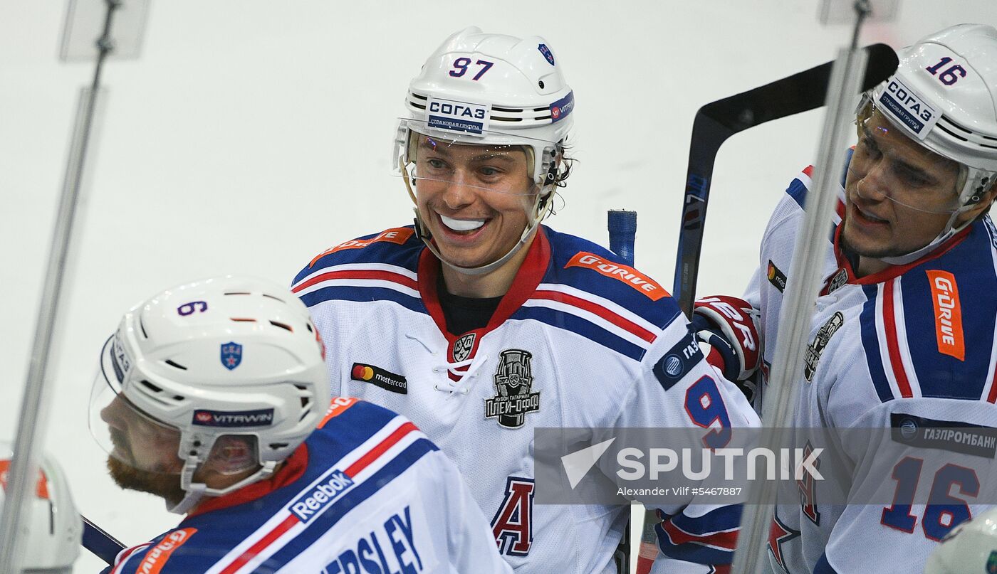 Ice hockey. KHL. CSKA vs. SKA