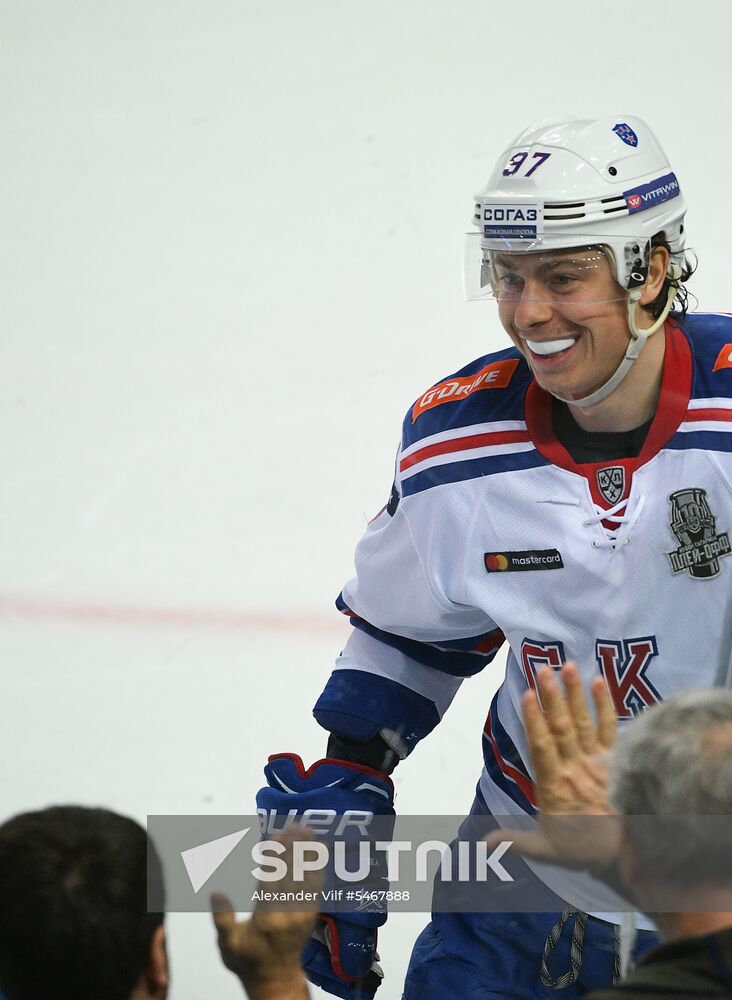 Ice hockey. KHL. CSKA vs. SKA