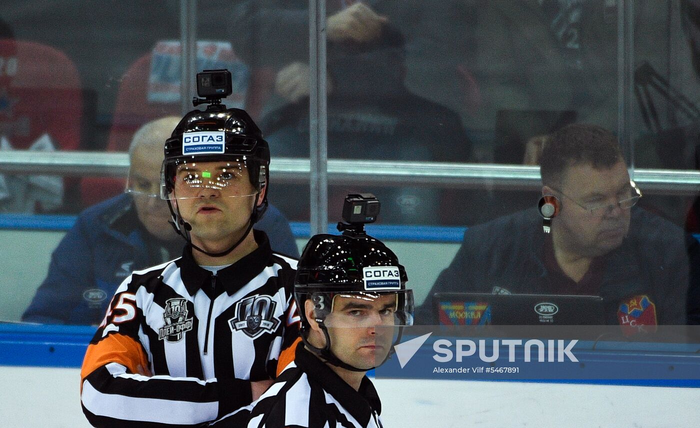 Ice hockey. KHL. CSKA vs. SKA