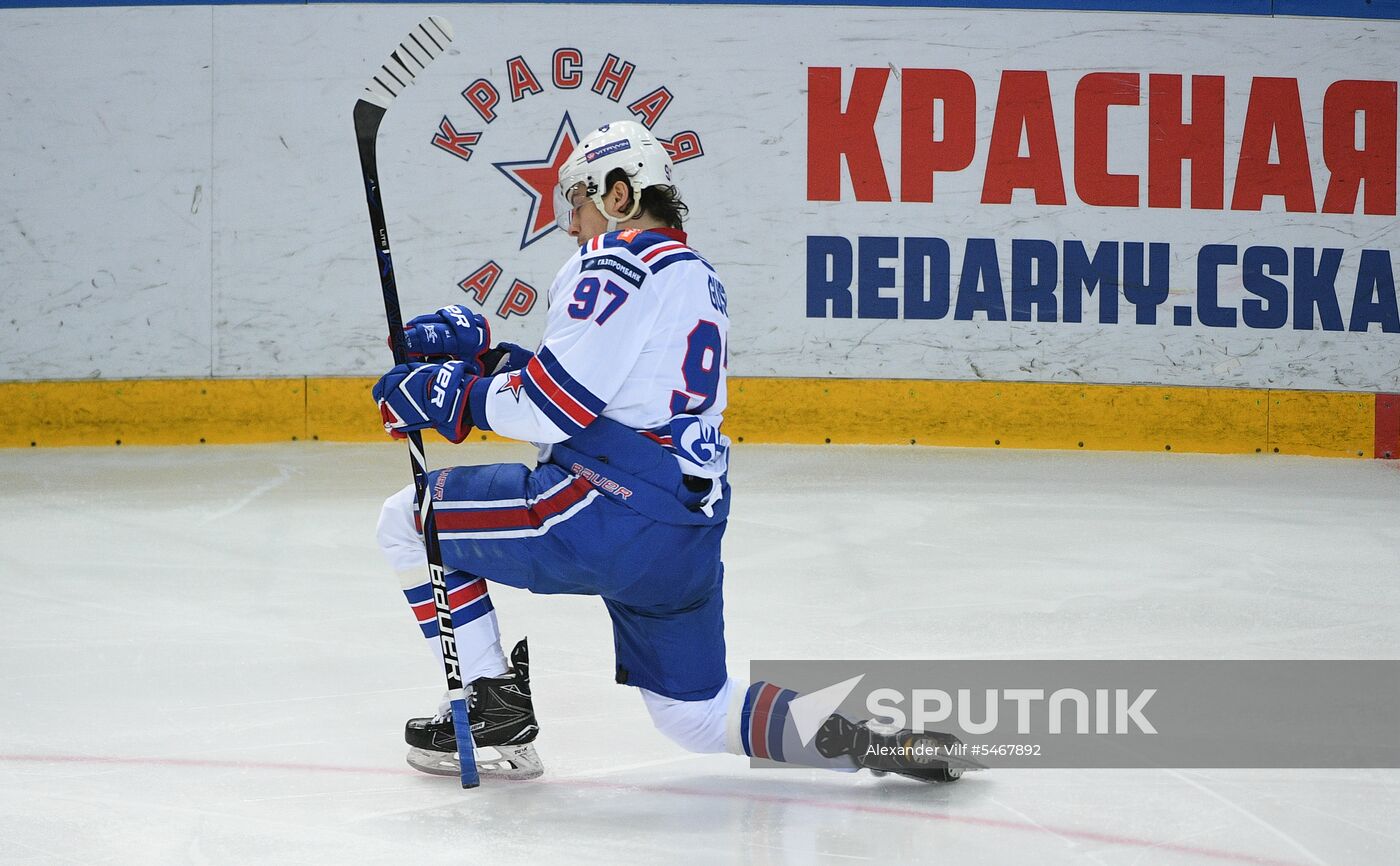 Ice hockey. KHL. CSKA vs. SKA