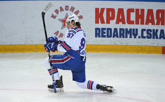 Ice hockey. KHL. CSKA vs. SKA