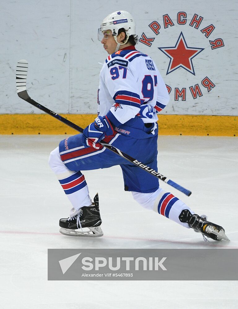 Ice hockey. KHL. CSKA vs. SKA