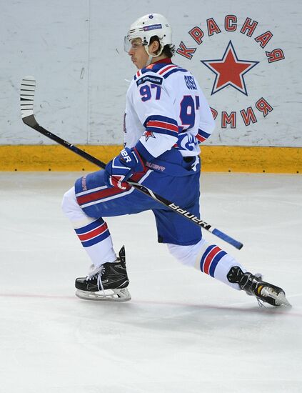 Ice hockey. KHL. CSKA vs. SKA
