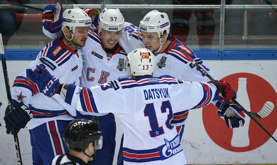 Ice hockey. KHL. CSKA vs. SKA