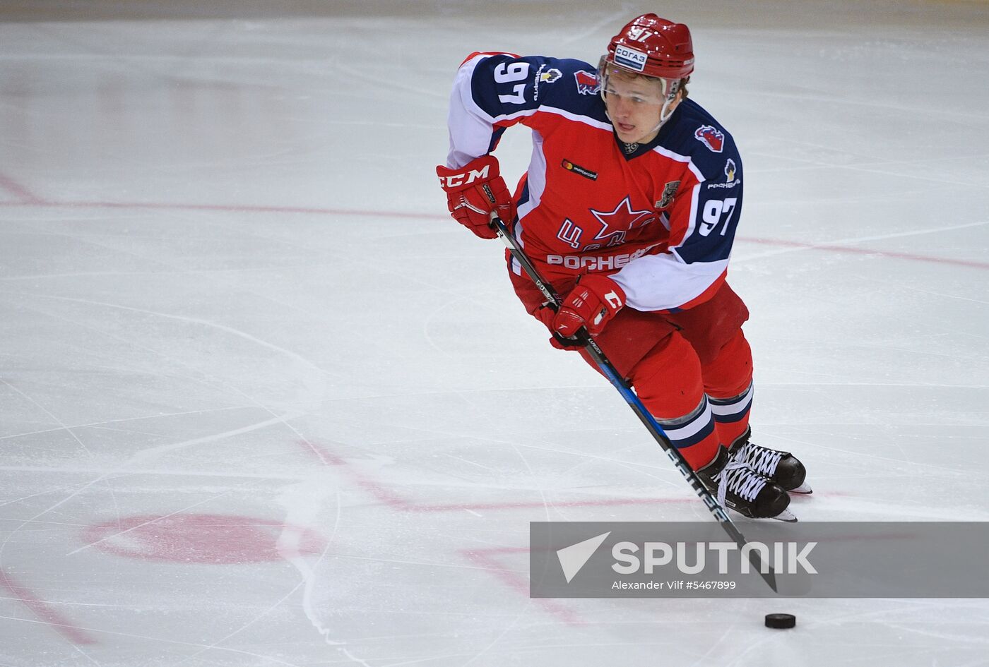 Ice hockey. KHL. CSKA vs. SKA