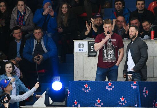 Ice hockey. KHL. CSKA vs. SKA