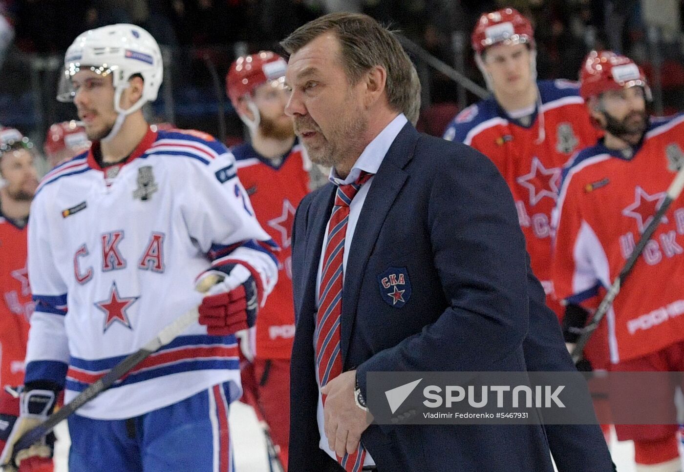 Ice hockey. KHL. CSKA vs. SKA