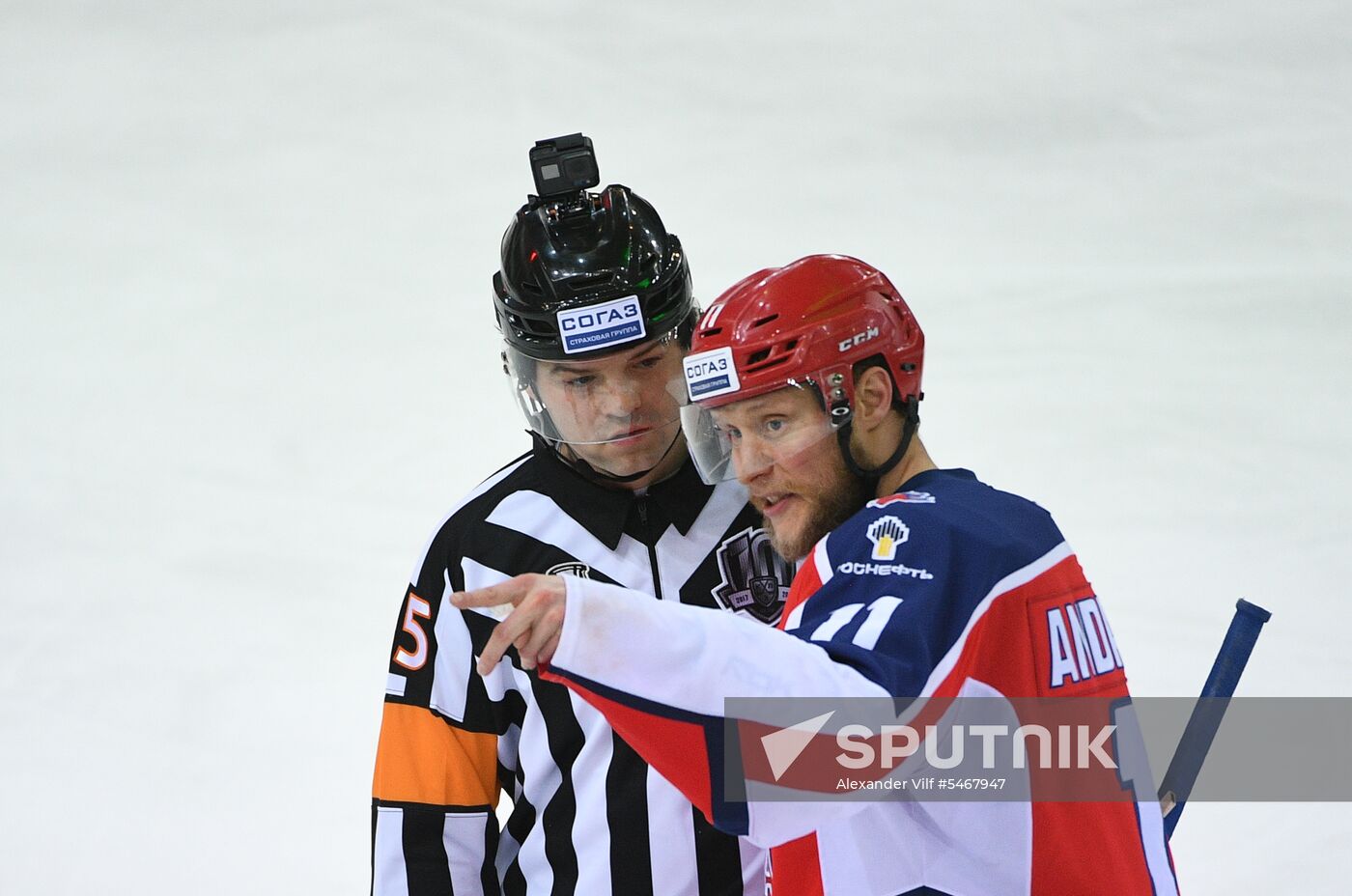 Ice hockey. KHL. CSKA vs. SKA