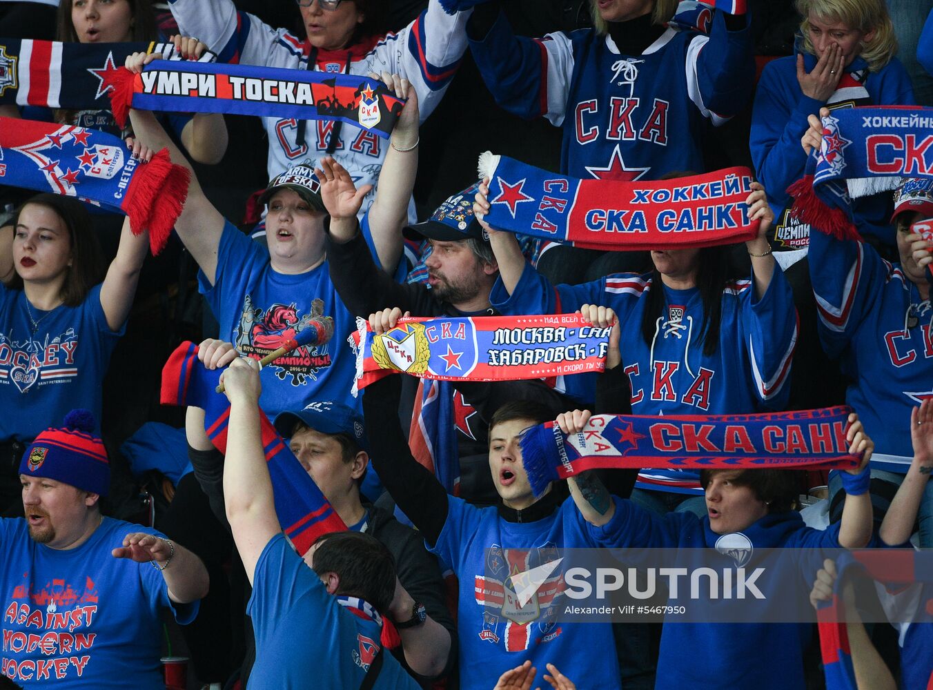 Ice hockey. KHL. CSKA vs. SKA