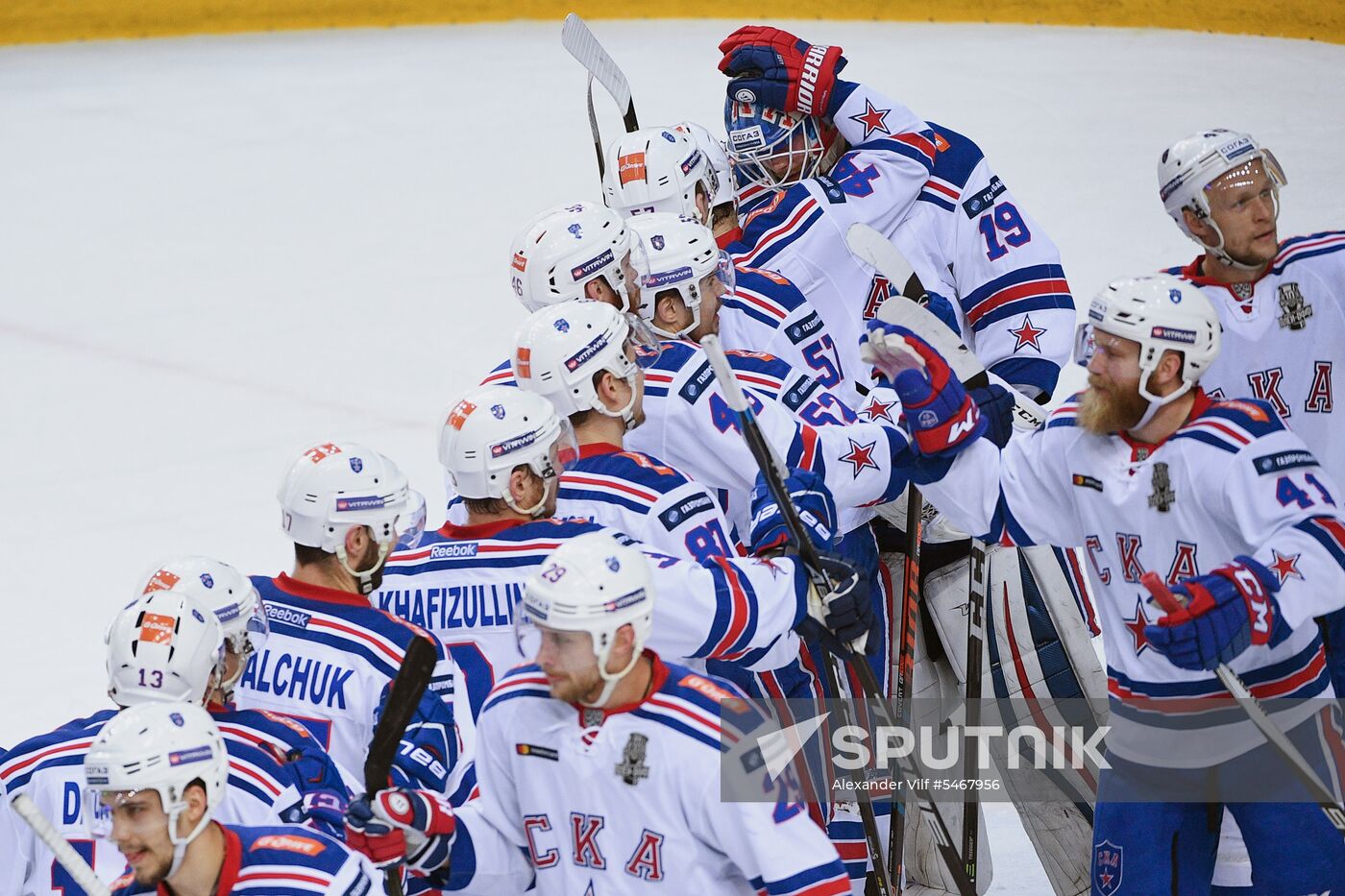 Ice hockey. KHL. CSKA vs. SKA