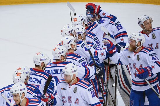Ice hockey. KHL. CSKA vs. SKA