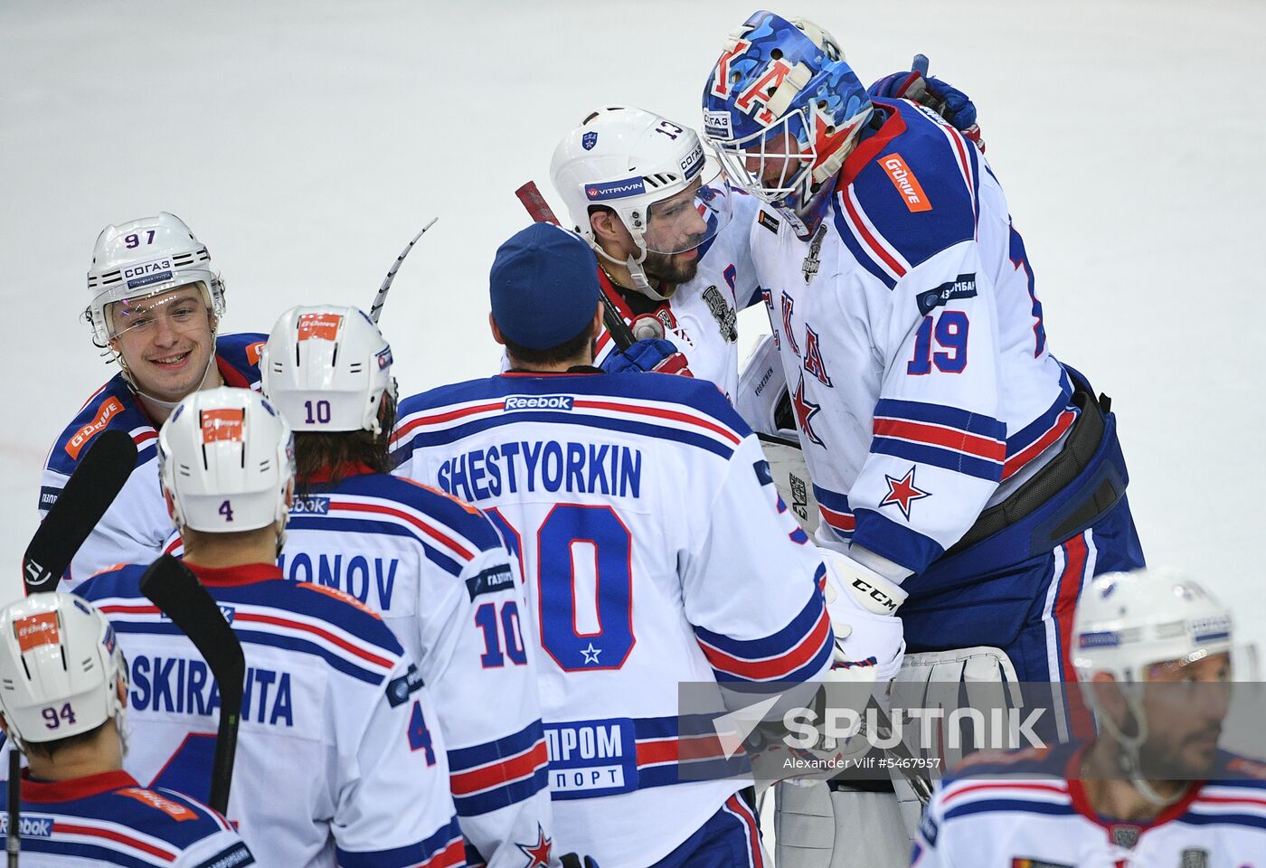 Ice hockey. KHL. CSKA vs. SKA