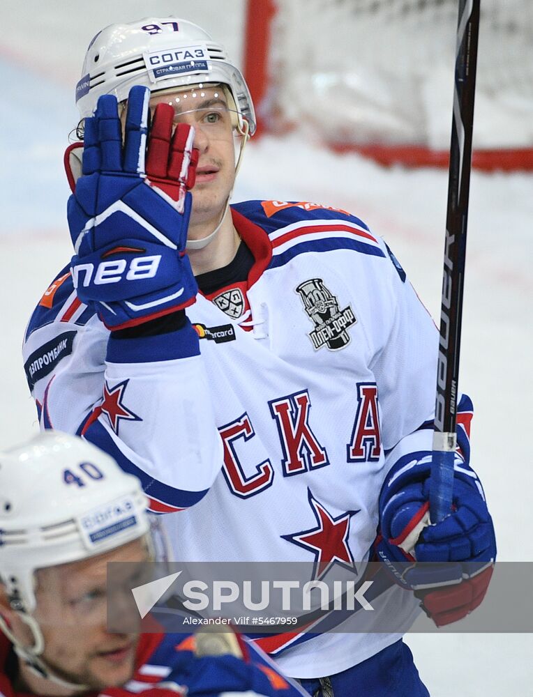 Ice hockey. KHL. CSKA vs. SKA