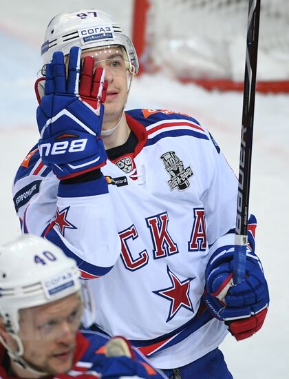 Ice hockey. KHL. CSKA vs. SKA