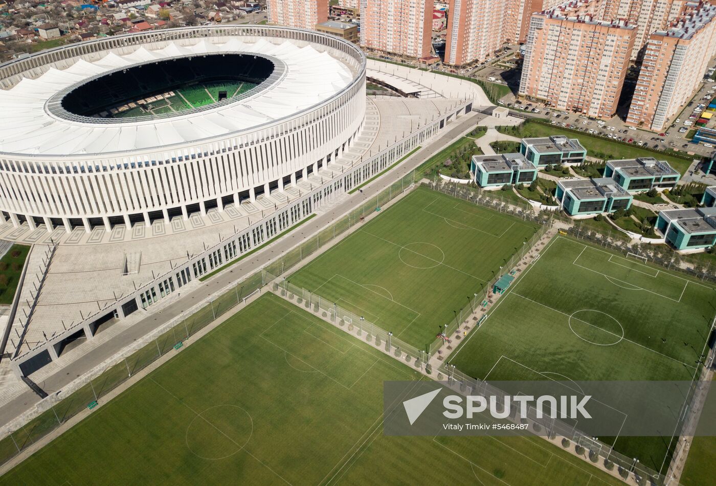 Spanish team's training base camp at 2018 FIFA World Cup