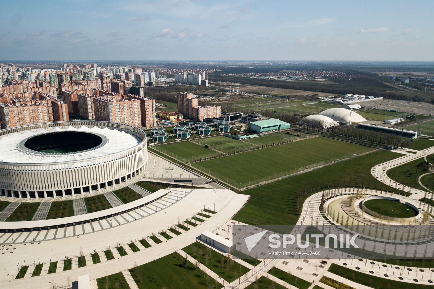 Spanish team's training base camp at 2018 FIFA World Cup
