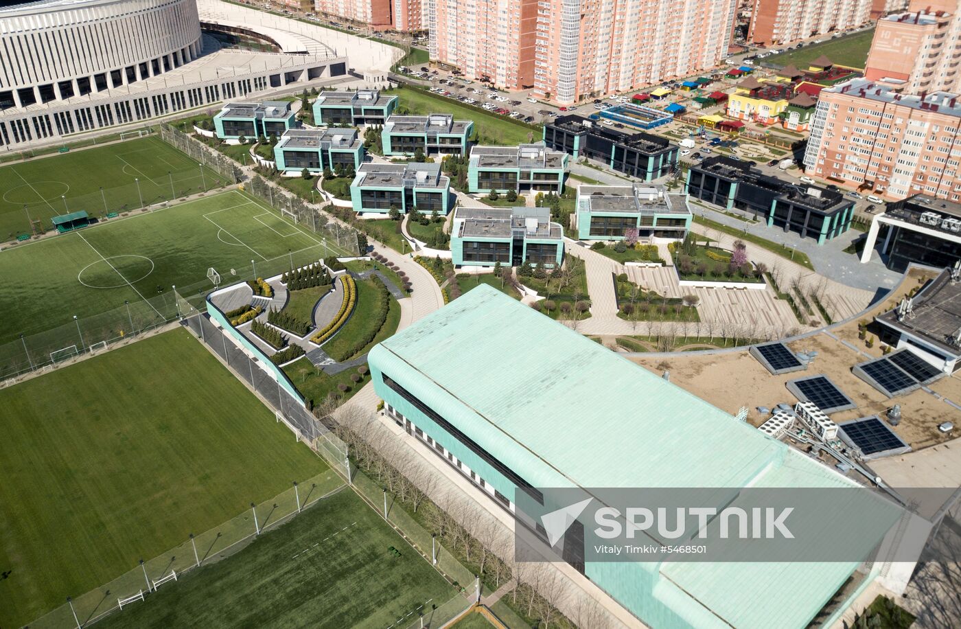 Spanish team's training base camp at 2018 FIFA World Cup