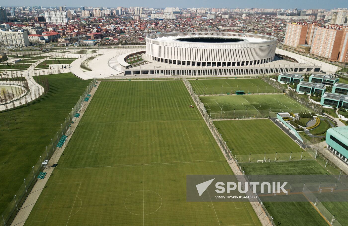 Spanish team's training base camp at 2018 FIFA World Cup