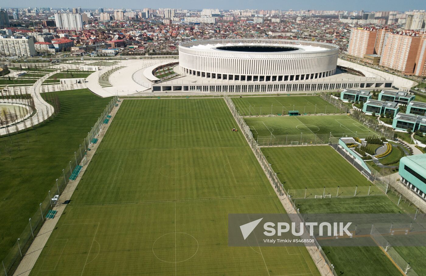 Spanish team's training base camp at 2018 FIFA World Cup