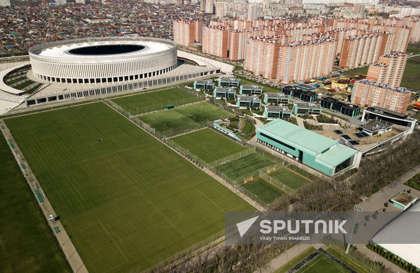 Spanish team's training base camp at 2018 FIFA World Cup