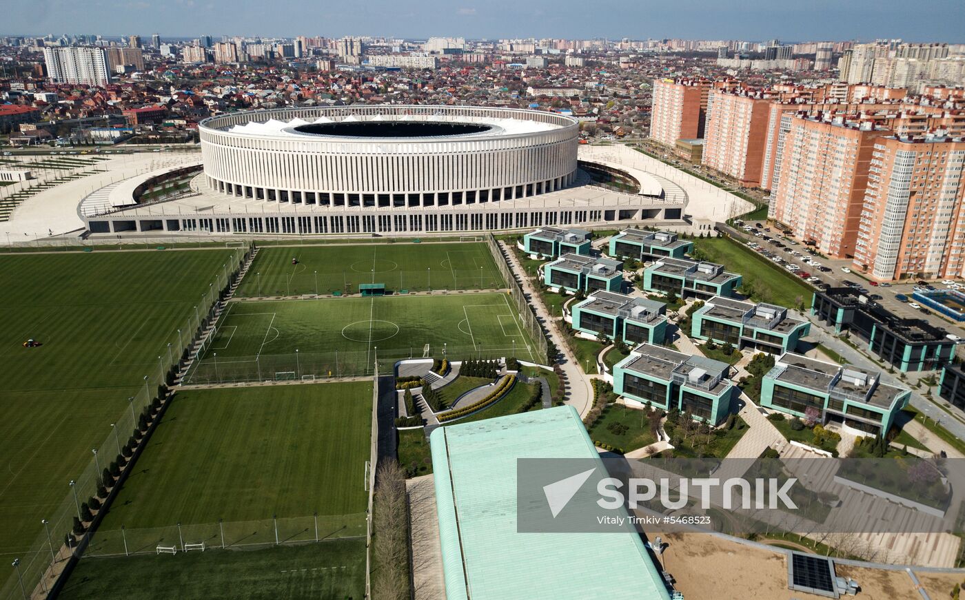 Spanish team's training base camp at 2018 FIFA World Cup
