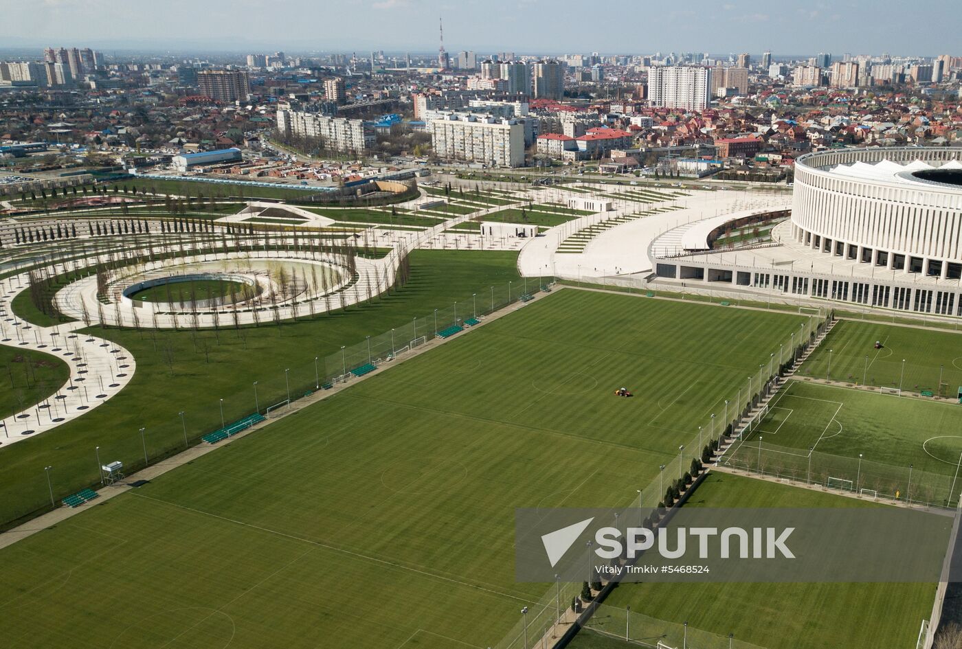Spanish team's training base camp at 2018 FIFA World Cup