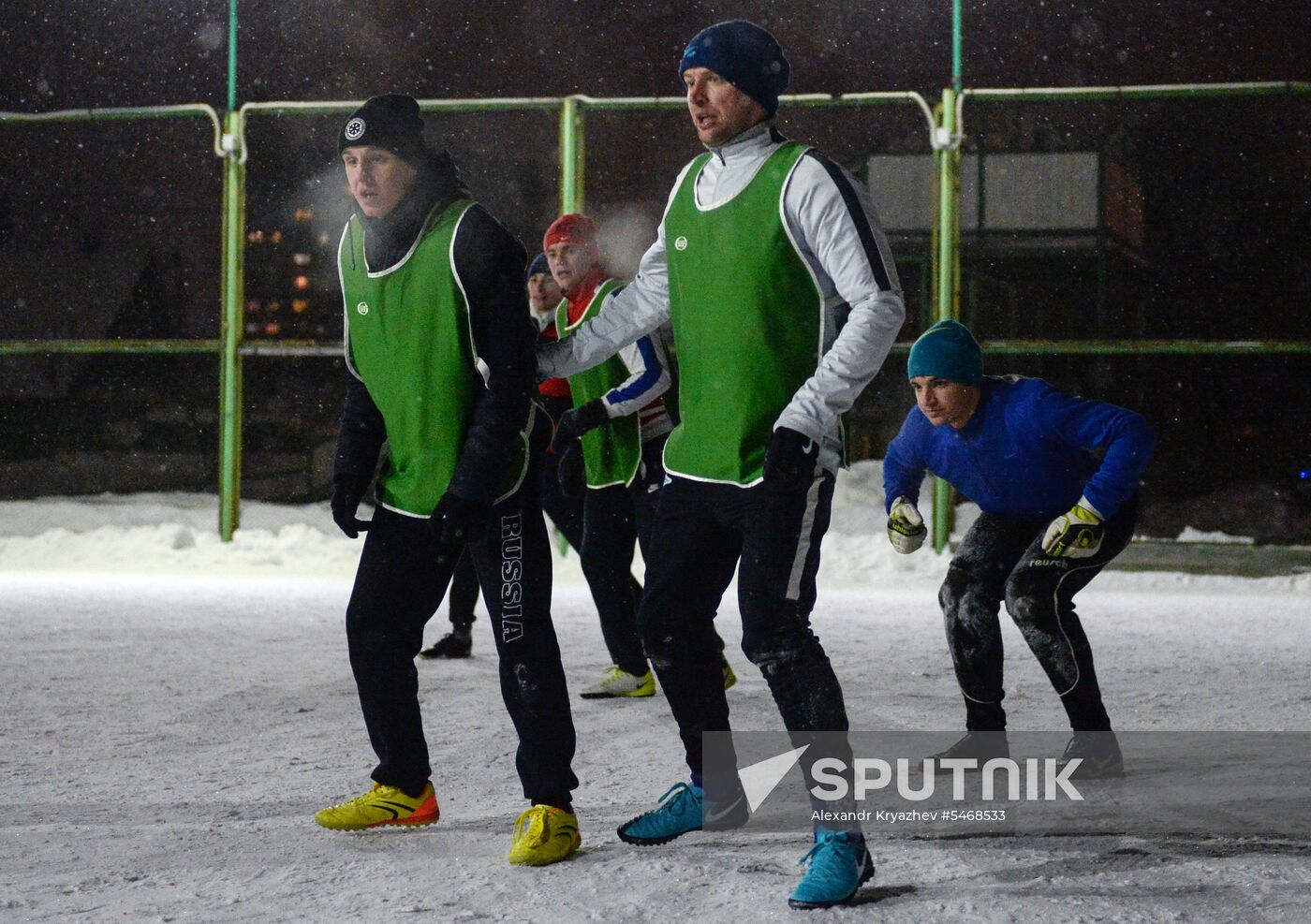 Snow futsal in Novosibirsk