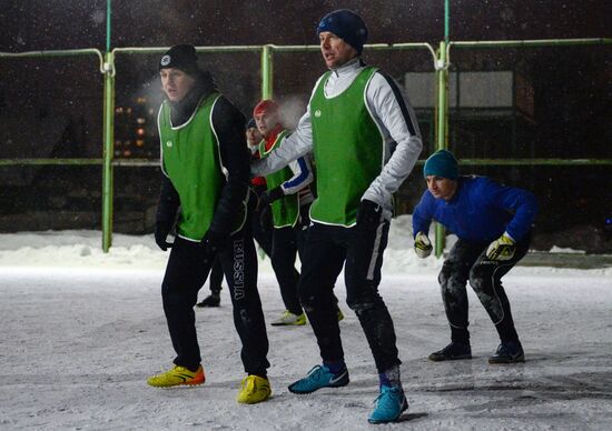 Snow futsal in Novosibirsk