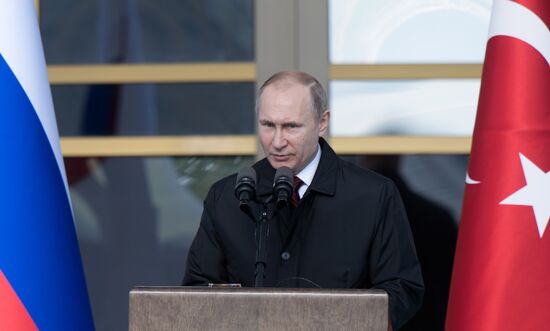 President Vladimir Putin's visit to Turkey