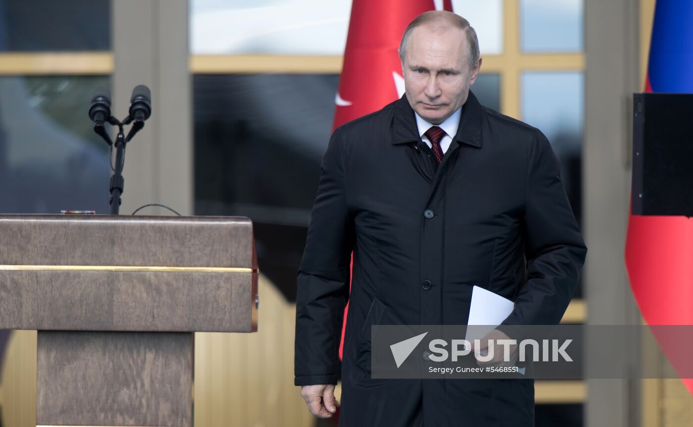 President Vladimir Putin's visit to Turkey