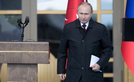 President Vladimir Putin's visit to Turkey