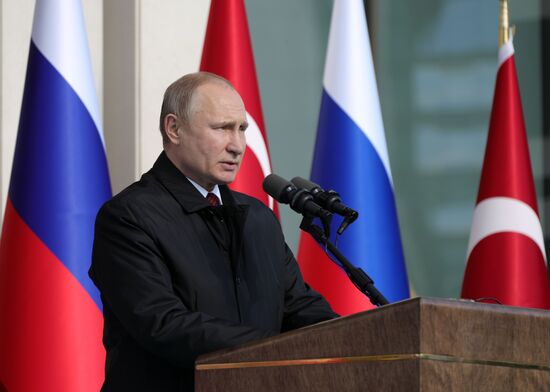President Vladimir Putin's visit to Turkey